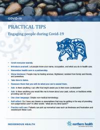 Cover of practical tips fact sheet with bear character