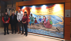 Art piece created by local Metis artist Carla Joseph