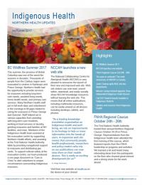 IHNH Autumn 2017 Newsletter