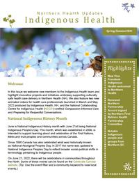 Front page of the spring/summer 2022 newsletter