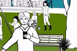 Compassion-informed care animated graphic