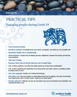Cover of practical tips fact sheet with bear character